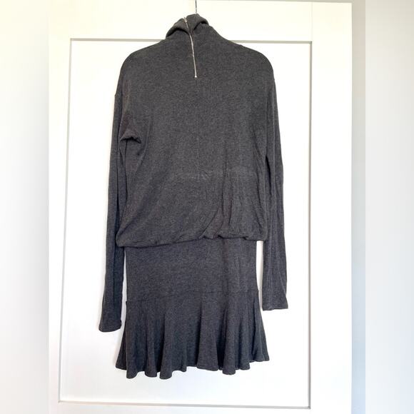 Bailey 44 Anastasia Gray Wool Blend Turtleneck Long Sleeve Sweater Dress Small - Picture 10 of 14